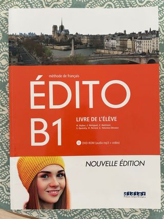EDITO B1 ELEVE+DVD ROM ED.18