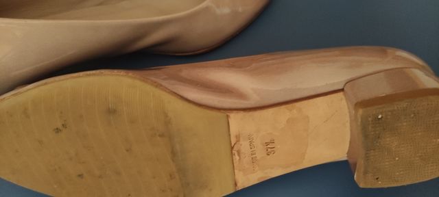 Zapatos bailarinas Dibia beige rosa palo.