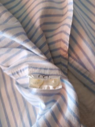 Camisa rayas azules y blancas