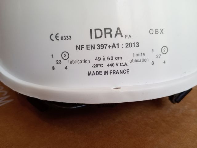 Casco IDRA con pantalla