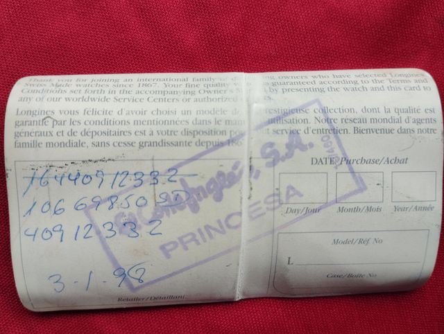 Longines caballero Quarzt chapado en oro 410€