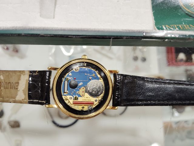 Longines caballero Quarzt chapado en oro 410€