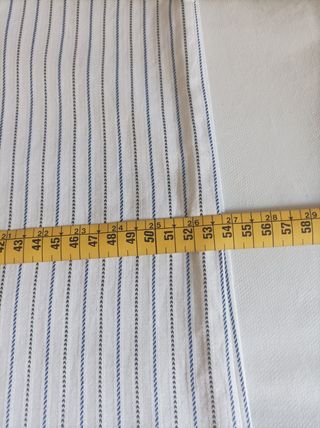 Túnica egipcia blanco-negro