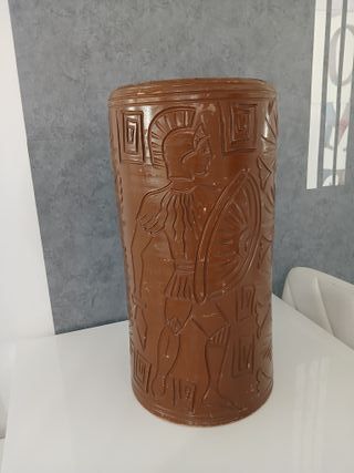 Vaso in Argilla Terracotta 45 cm Vintage Marrone P