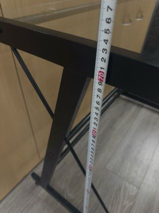 Mesa cristal negra -