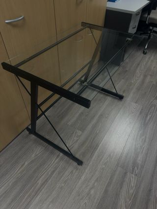 Mesa cristal negra -