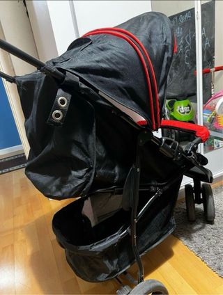 Cochecito bebé ligero rojo