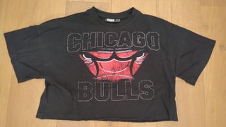 Camiseta Chicago Bulls negra