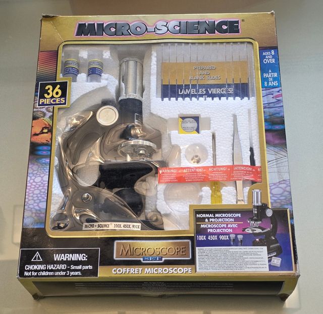 Microscopio Micro-Science 100x-900x