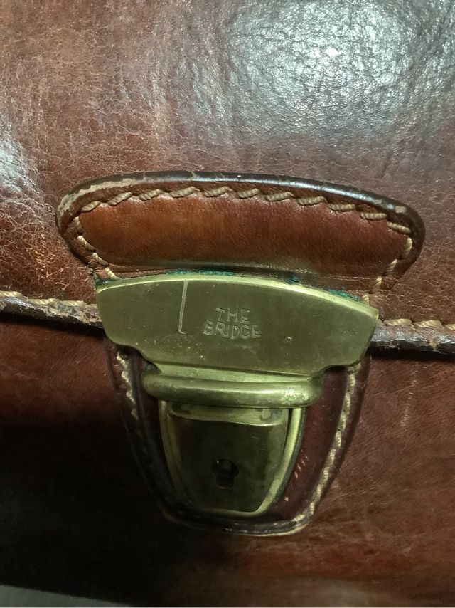 Valigetta The Bridge Marrone