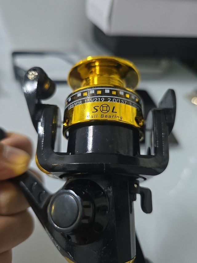 Lote accesorios pesca usados Carcasa trasera Samsu