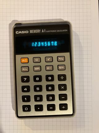 Calculadora Casio A-1 Vintage