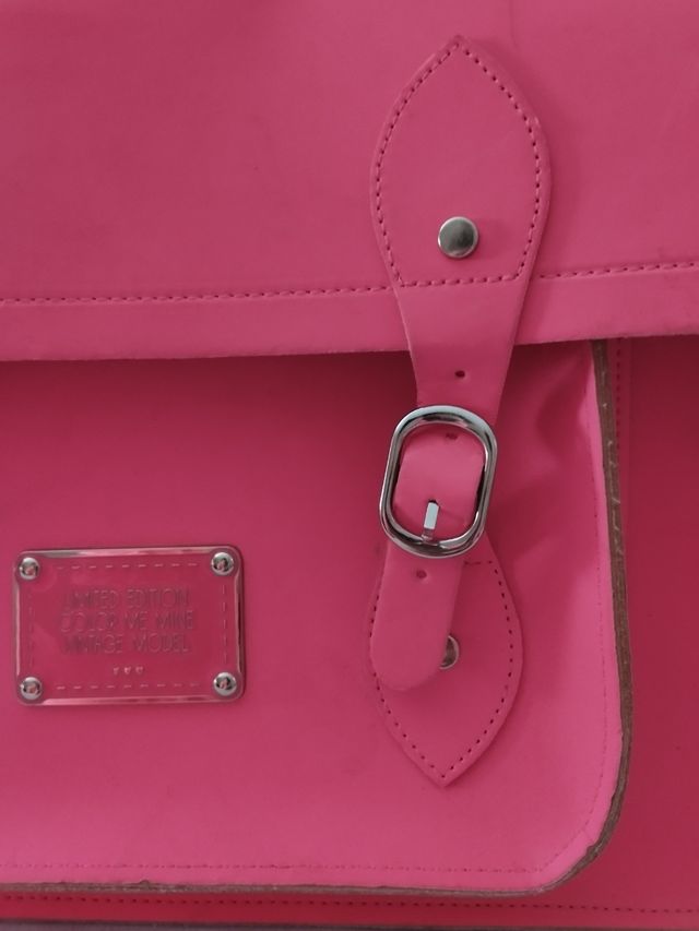 Bolso bandolera rosa