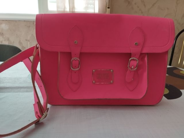 Bolso bandolera rosa