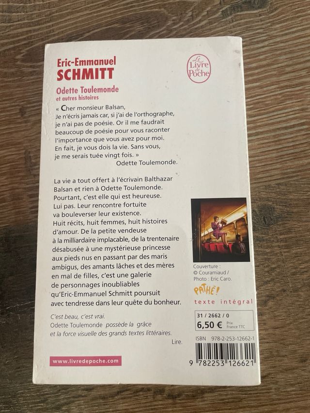 Odette Toulemonde Et Autres Histoires (Le Livre...