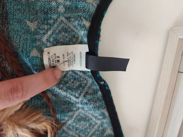 Poncho boho, kaftán, blusón hippie.