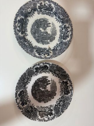 2 Platos La Cartuja Pikman