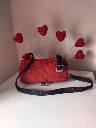 Bolso bandolera TOUS rojo