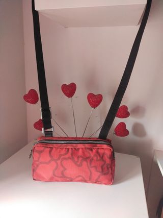 Bolso bandolera TOUS rojo