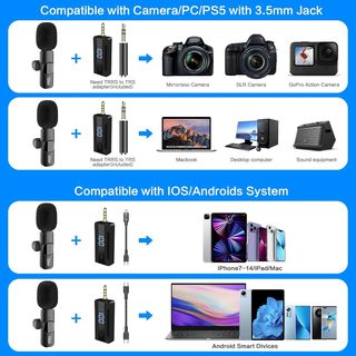 Micrófonos inalámbricos OSA - 2 unid.