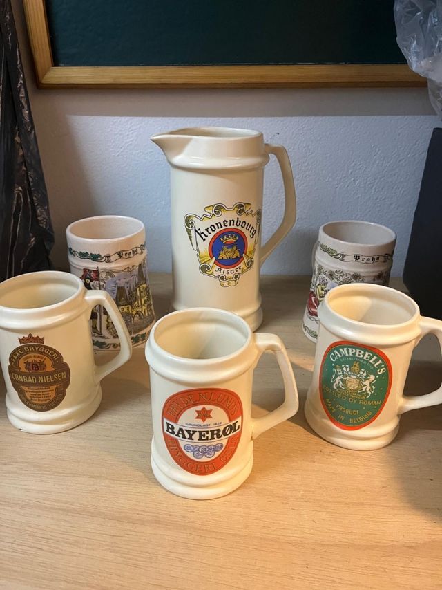 Jarras cerveza vintage