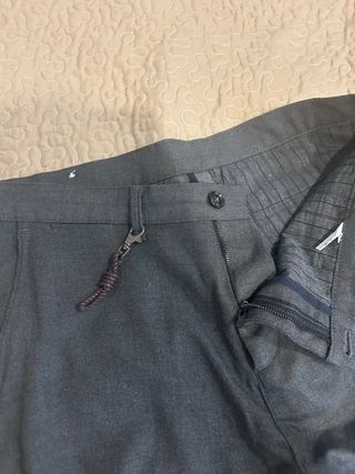 Pantalones Zara Gris - Talla L