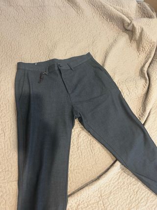 Pantalones Zara Gris - Talla L