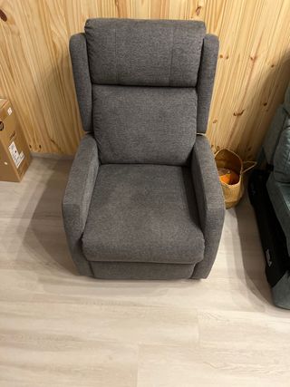 Sillón relax gris - Tela 
