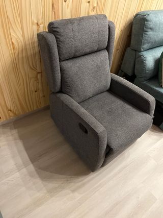 Sillón relax gris - Tela 