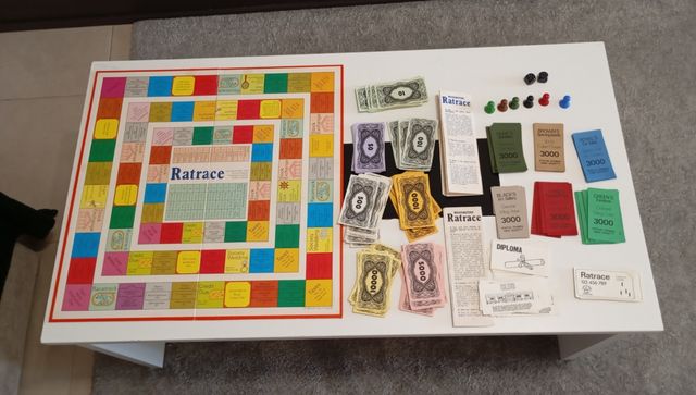 JUEGO DE MESA RATRACE ,VINTAGE DE 1973,HOUSE OF GA