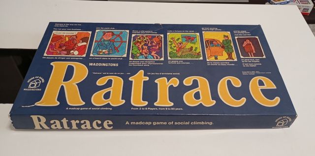 JUEGO DE MESA RATRACE ,VINTAGE DE 1973,HOUSE OF GA