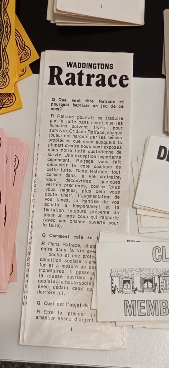 JUEGO DE MESA RATRACE ,VINTAGE DE 1973,HOUSE OF GA