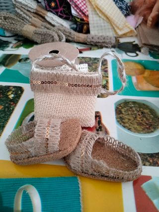 Mini bolso y alpargatas Nancy New hechos a mano