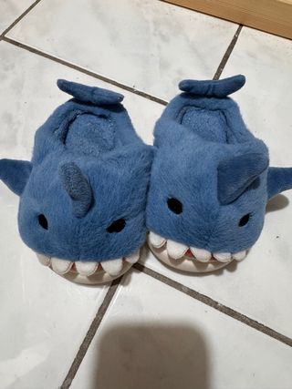 Sandali bambino squalo blu