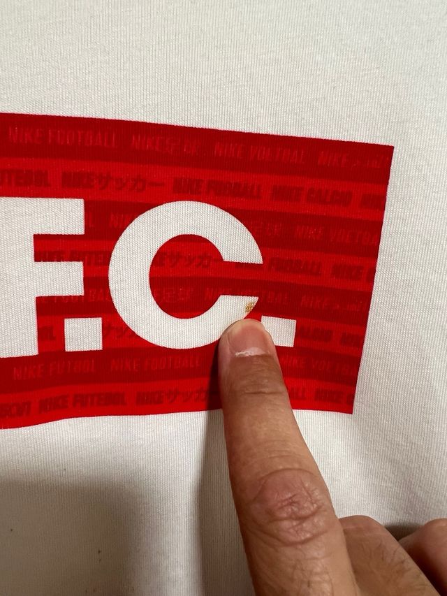 Camiseta Nike F.C. blanca