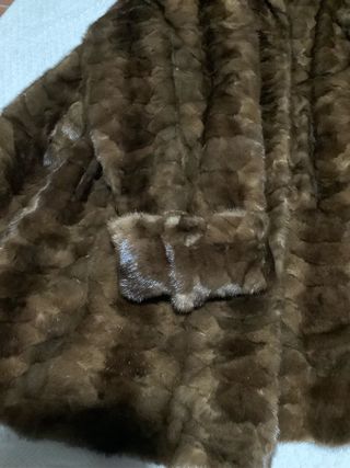 Giaccone ecopelliccia marrone vintage