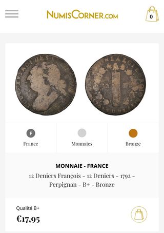 Monedas antiguas Francia (1792-1913)