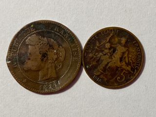 Monedas antiguas Francia (1792-1913)