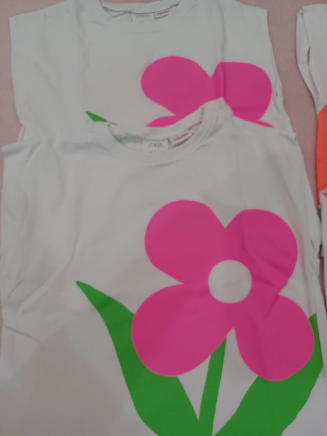 6 Camisetas Zara Niña (3-4 años)