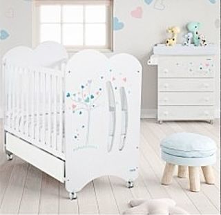 Cuna Micuna Aura blanca opcional: colchón.