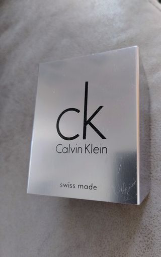 Caja vacía reloj Calvin Klein Swiss Made