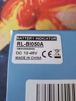 Indicador de voltaje para batería