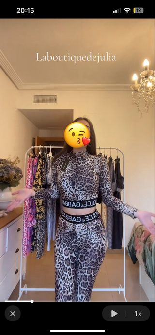 Chándal Dolce & Gabbana leopardo
