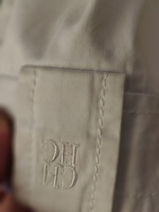 Pantalón Carolina Herrera blanco, XL
