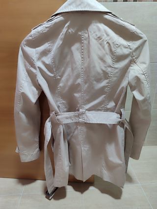 Gabardina Zara Basic beige talla S