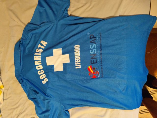 Polo Socorrista Azul - Talla L