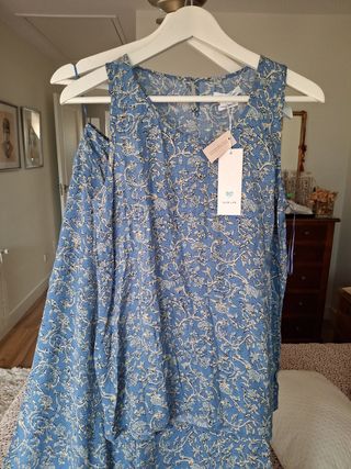 Conjunto Slow Life azul - Talla S