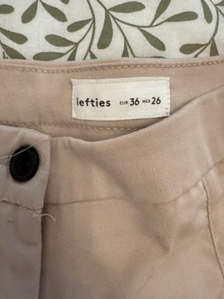 Pantalones vestir beige