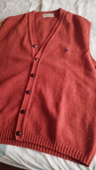 Chaleco Burberrys color teja