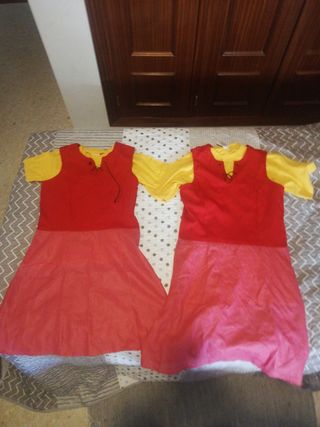 2 Disfraz Heidi niña